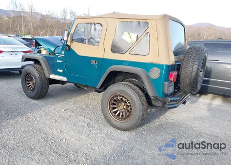 1997 Jeep Wrangler Sport z USA, uszkodzony, nr VIN 1J4FY19S3VP489905